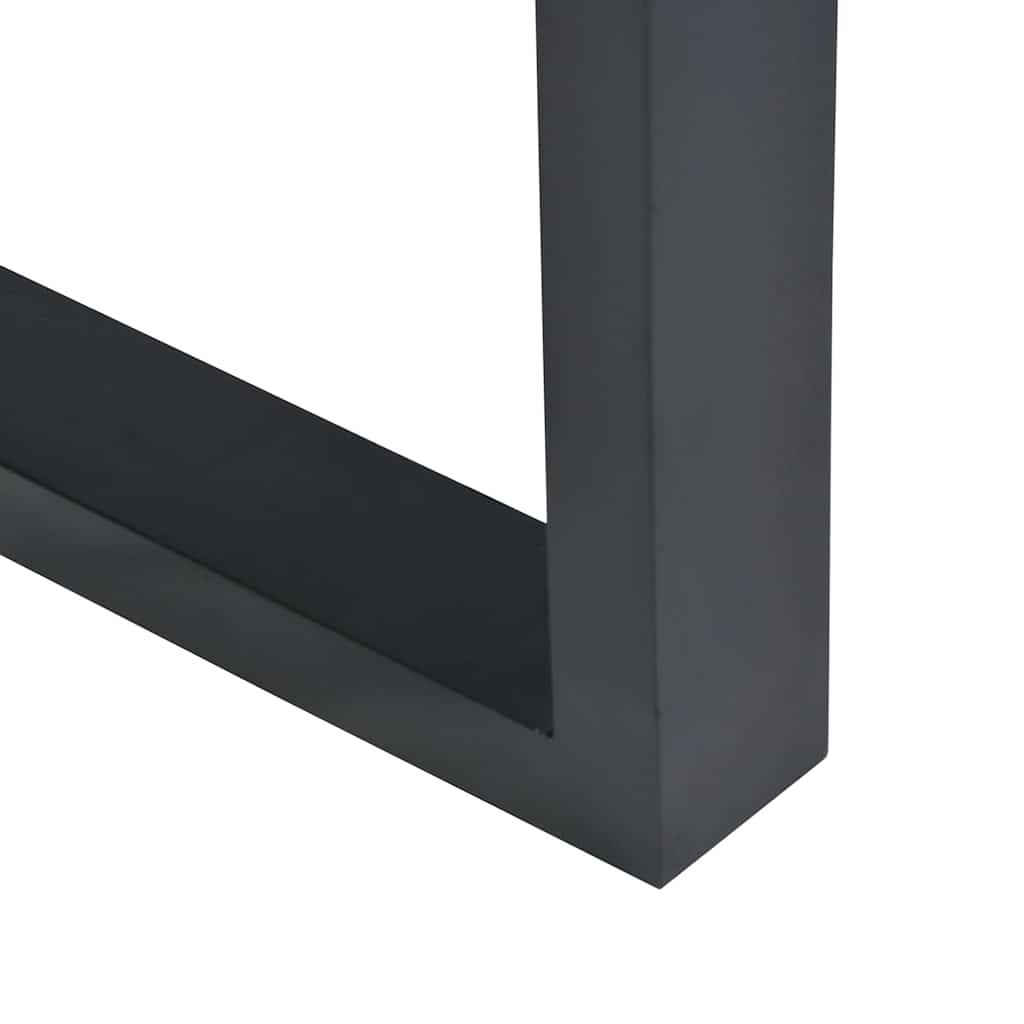Avlastningsbord Konsollbord Tre teak 100x35x75 cm