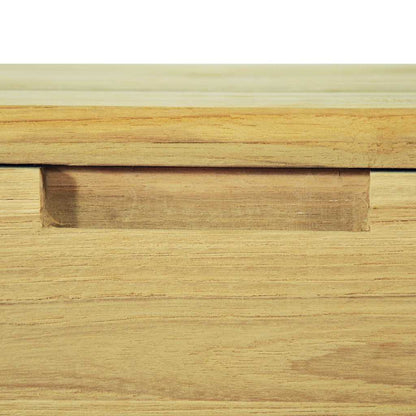 Avlastningsbord Konsollbord Tre 120x35x76 cm massiv teak