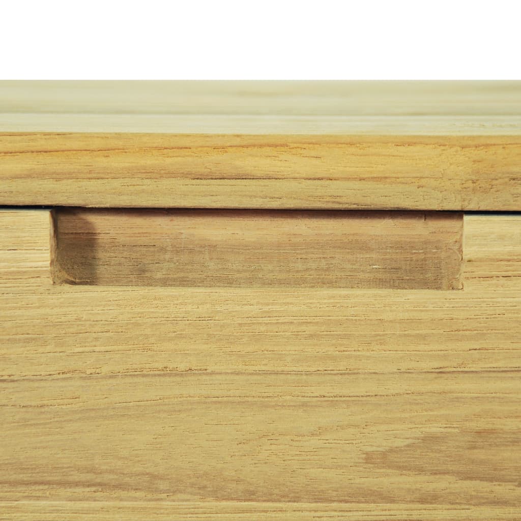 Salongbord Sofabord Tre Massiv Teak 80x80x40 cm