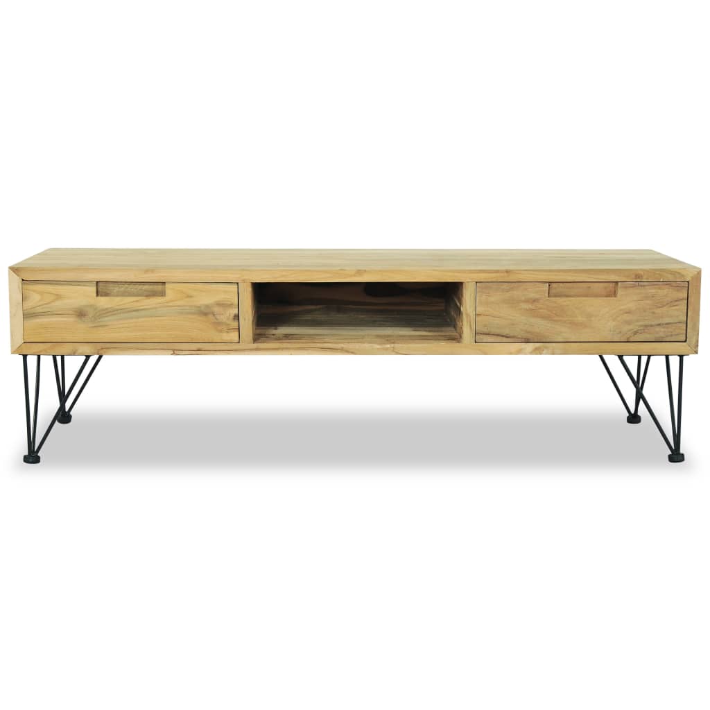 TV-Møbel Tre TV-benk heltre teak 120x35x35 cm