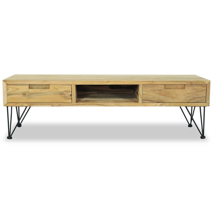 TV-Møbel Tre TV-benk heltre teak 120x35x35 cm