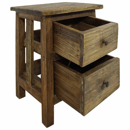 Nattbord Sengbord Tre heltre mahogni 40x30x51 cm