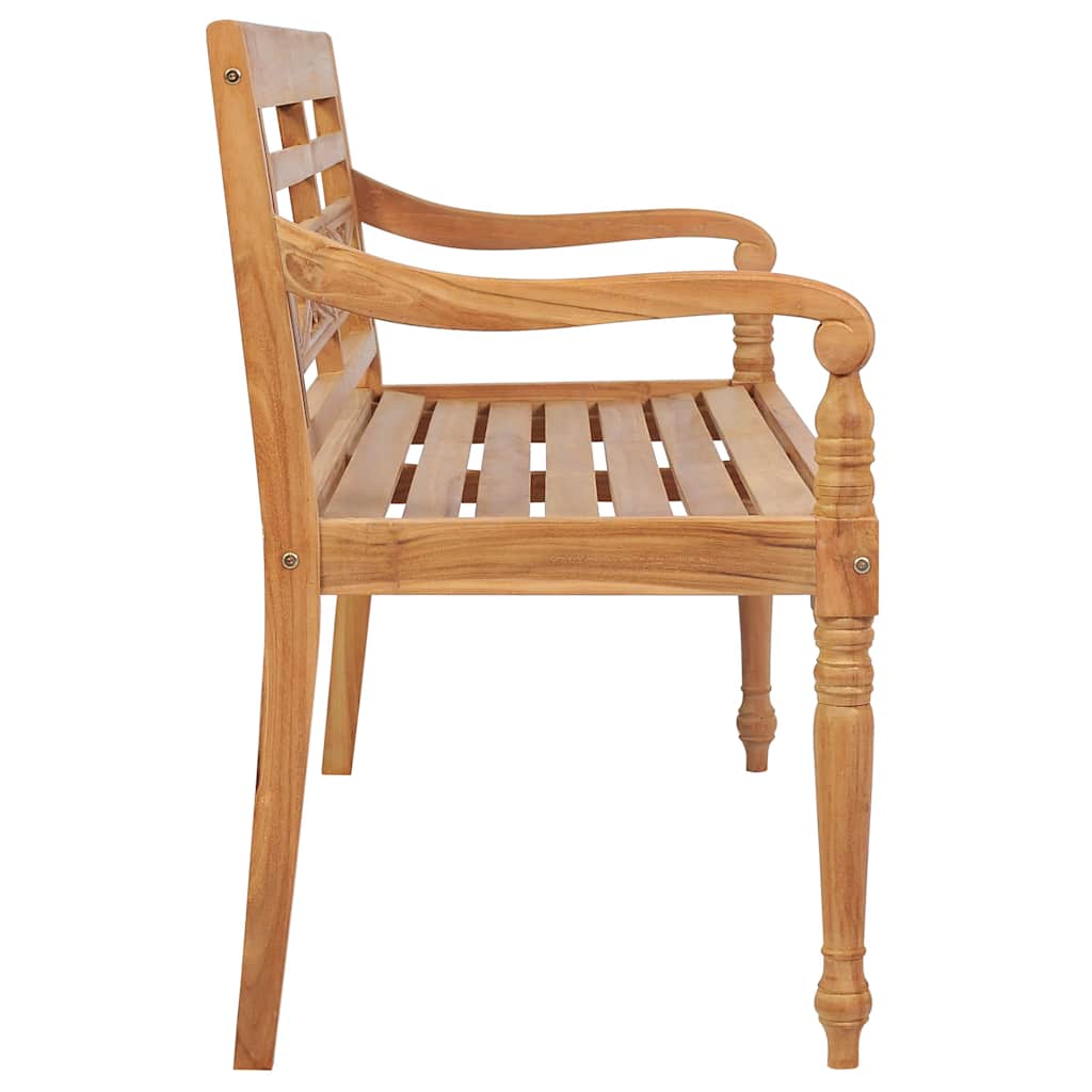 Hagebenk Tre Bataviabenk 120 cm teak
