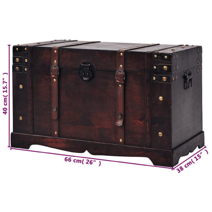 Oppbevaringskiste Vintage Tre 66x38x40 cm