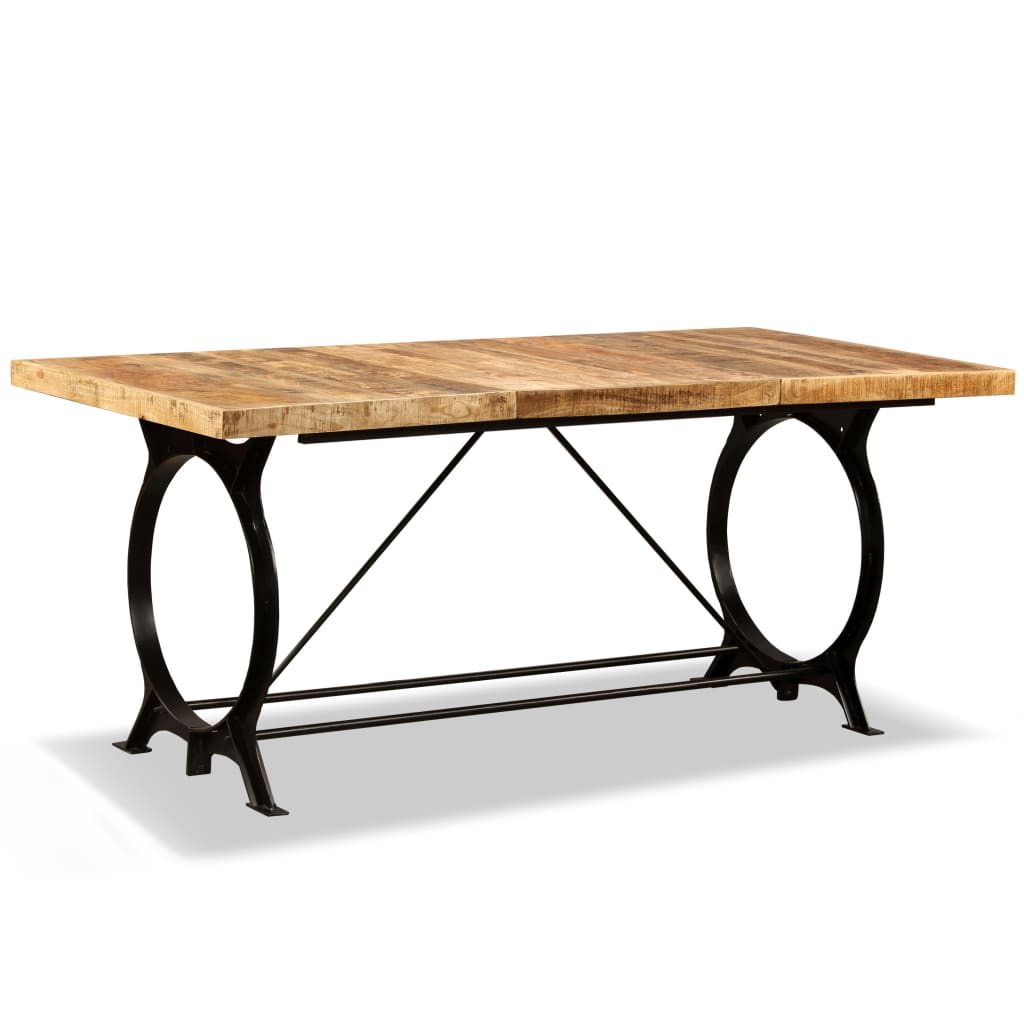 Spisebord grovt mango heltre 180 cm