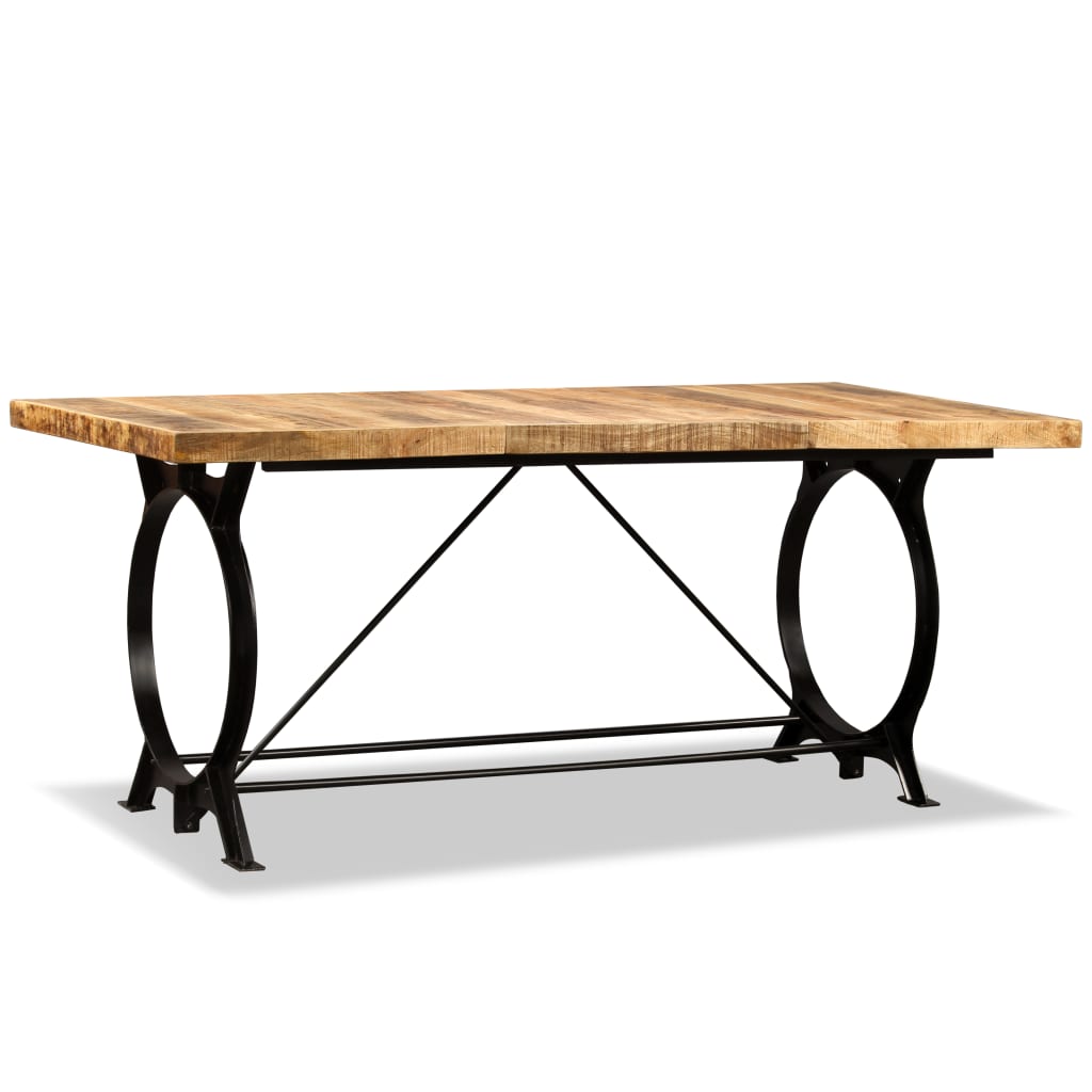 Spisebord grovt mango heltre 180 cm