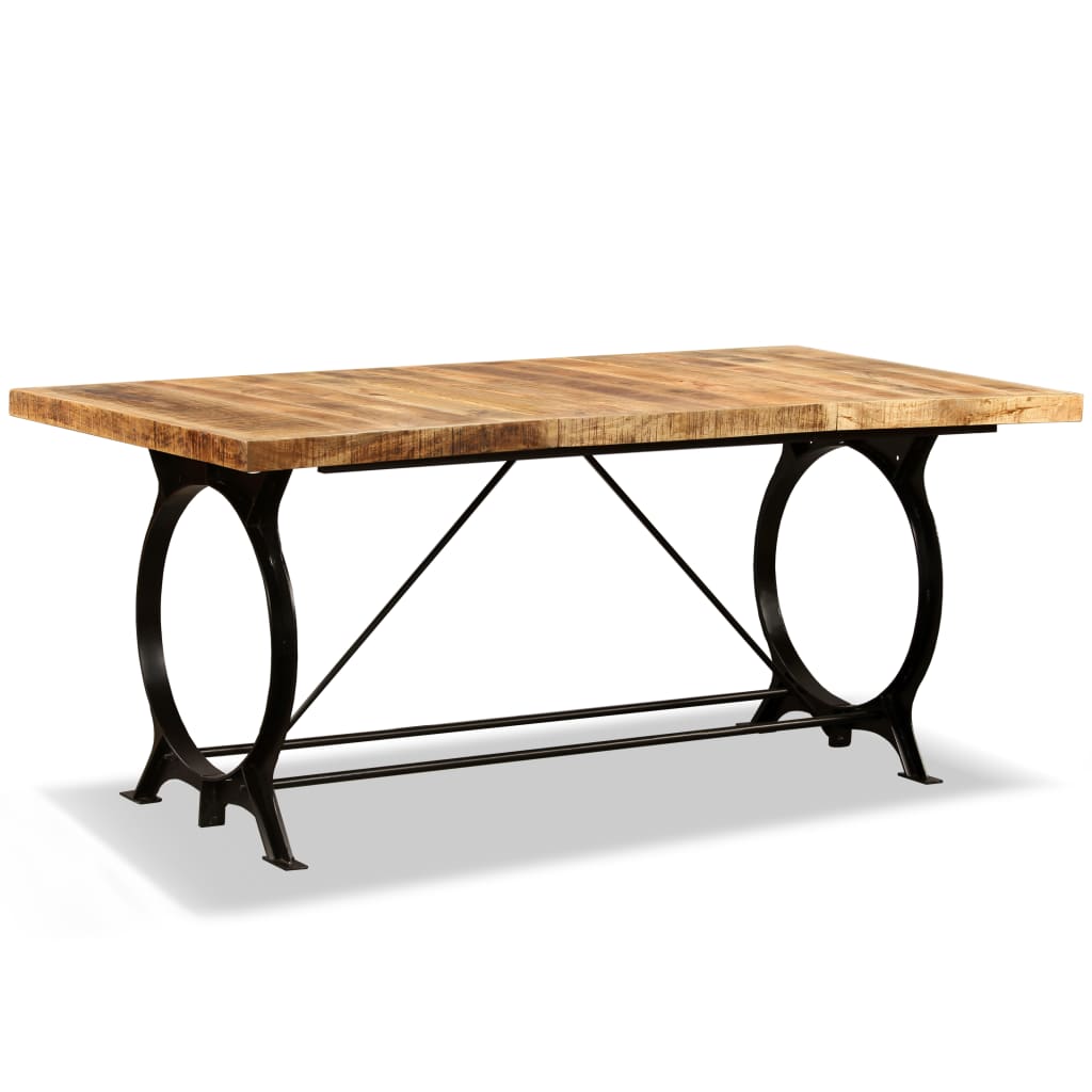 Spisebord grovt mango heltre 180 cm