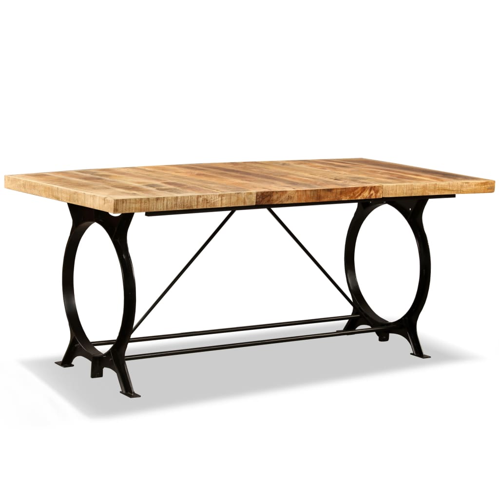 Spisebord grovt mango heltre 180 cm