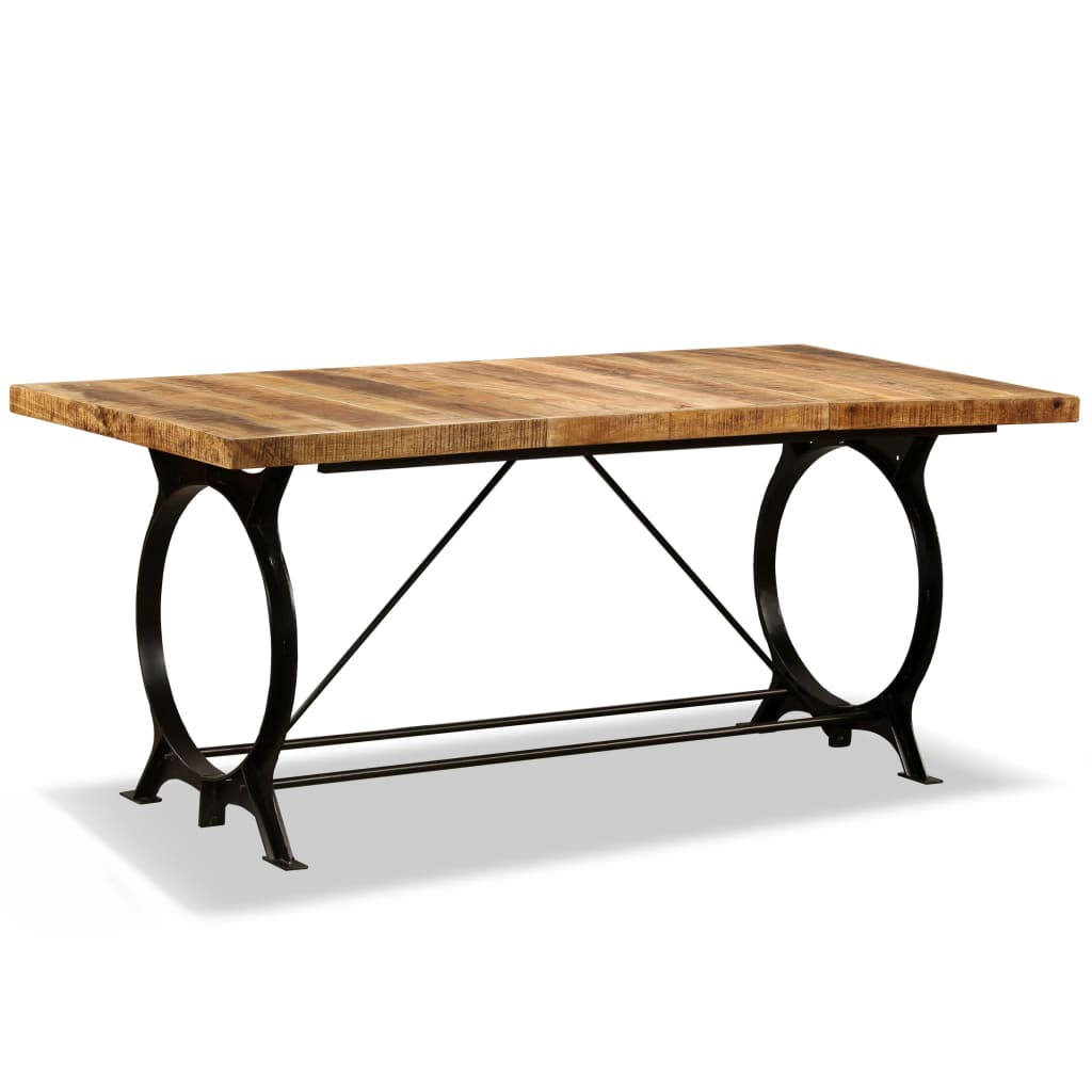 Spisebord grovt mango heltre 180 cm