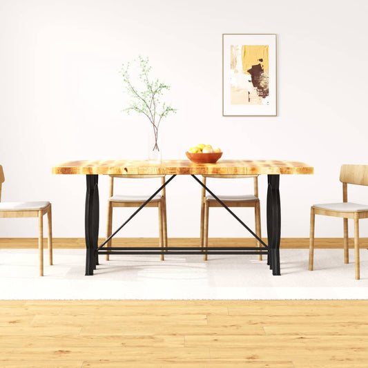 Spisebord grovt mango heltre 180 cm
