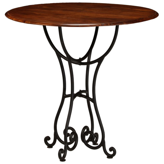 Spisebord heltre akasie med honningfinish 80x76 cm