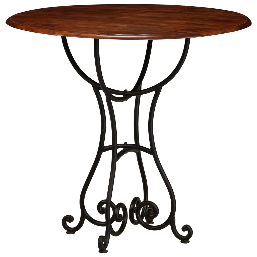 Spisebord heltre akasie med honningfinish 80x76 cm
