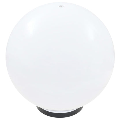 Hagebelysning Mark El. Lampesett LED 2 stk sfærisk 40 cm PMMA