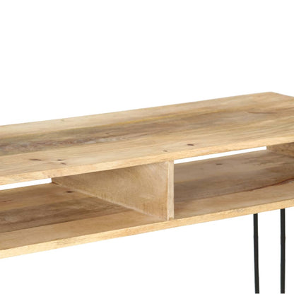 Avlastningsbord Konsollbord Tre heltre mango 115x35x76 cm