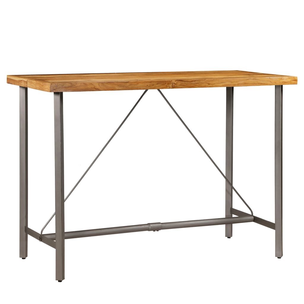 Barbord gjenvunnet heltre teak 150x70x106 cm