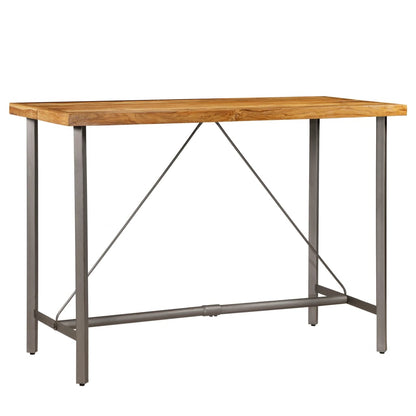 Barbord gjenvunnet heltre teak 150x70x106 cm