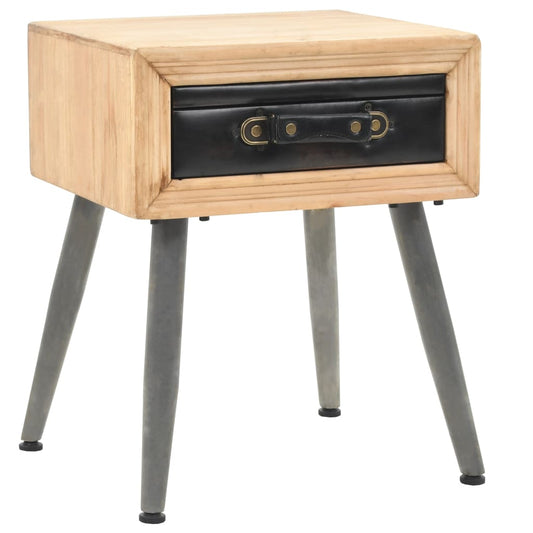 Nattbord Sengbord Tre heltre gran 43x38x50 cm