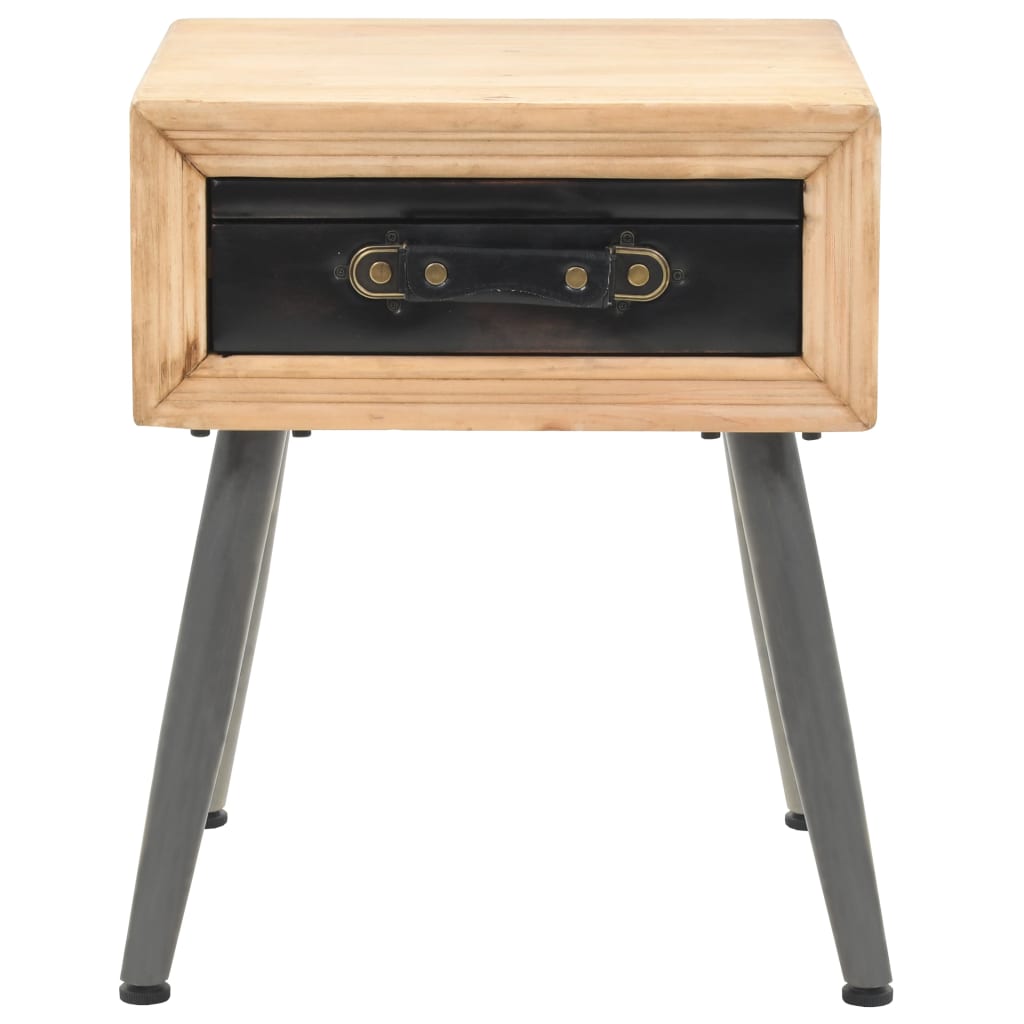 Nattbord Sengbord Tre heltre gran 43x38x50 cm