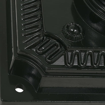 Postkasse på sokkel aluminum gammeldags rustbestandig grønn