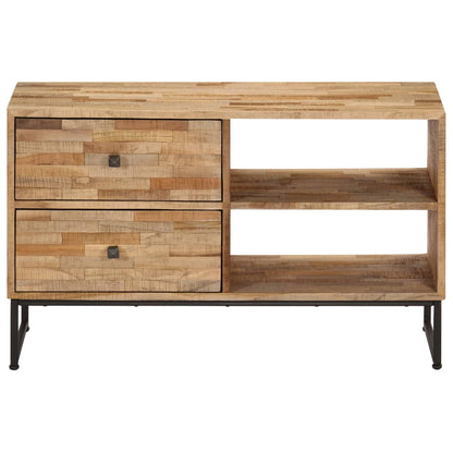 TV-Møbel Tre TV-benk gjenvunnet Tre 90x30x55 cm