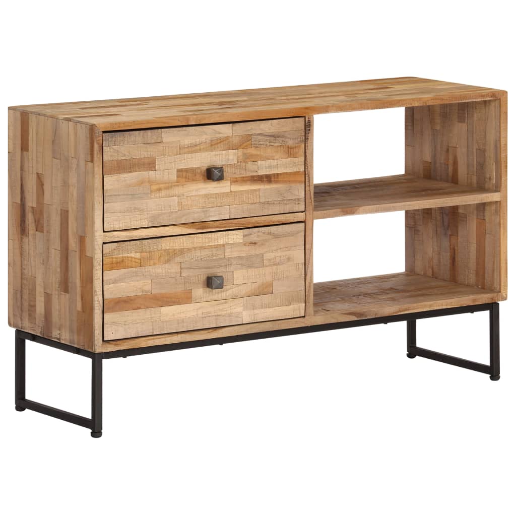 TV-Møbel Tre TV-benk gjenvunnet Tre 90x30x55 cm