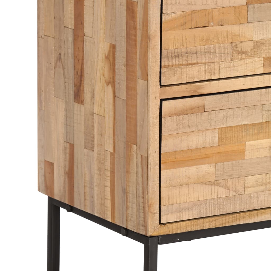 TV-Møbel Tre TV-benk gjenvunnet Tre 90x30x55 cm