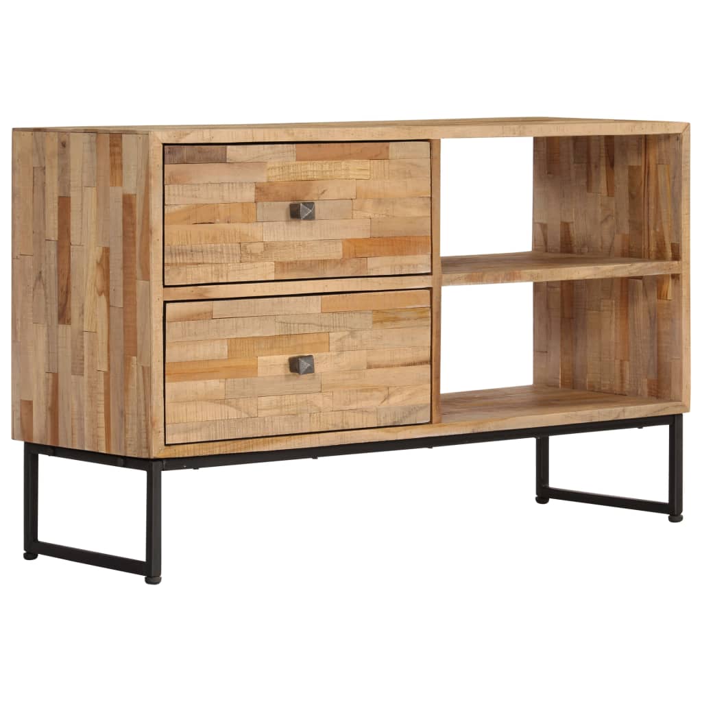 TV-Møbel Tre TV-benk gjenvunnet Tre 90x30x55 cm
