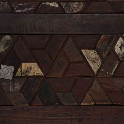 Nattbord Sengbord Tre Gjenvunnet Heltre 40x30x50 cm