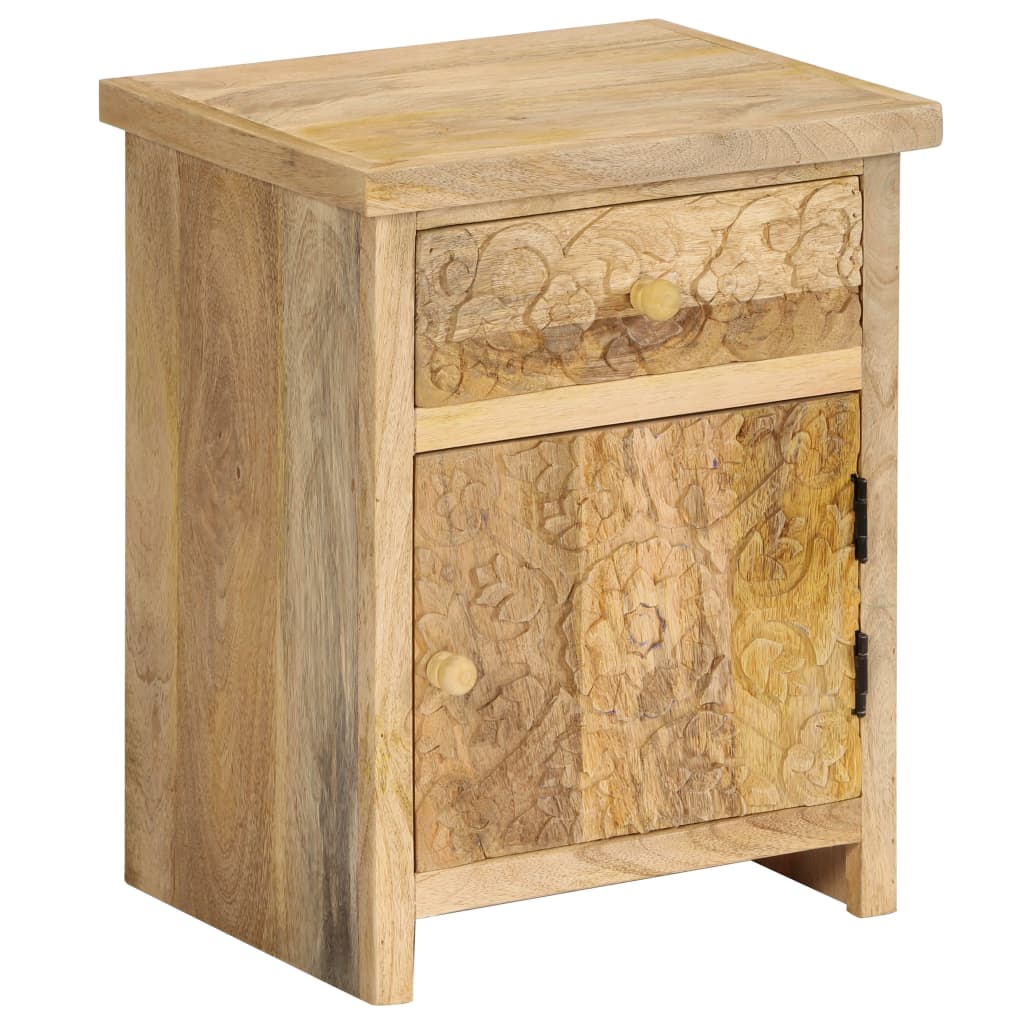Nattbord Sengbord Tre heltre mangotre 40x30x50 cm