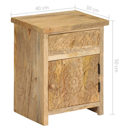 Nattbord Sengbord Tre heltre mangotre 40x30x50 cm