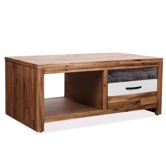 Salongbord Sofabord Tre heltre akasie 90x50x37,5 cm