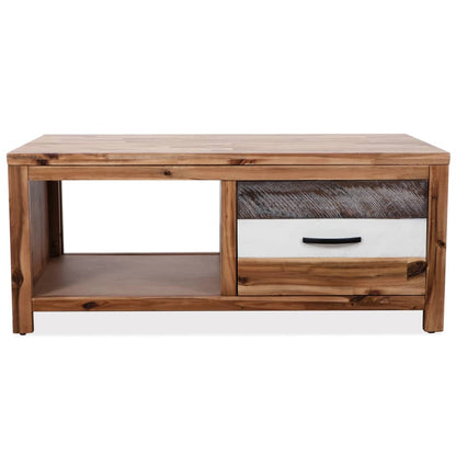 Salongbord Sofabord Tre heltre akasie 90x50x37,5 cm
