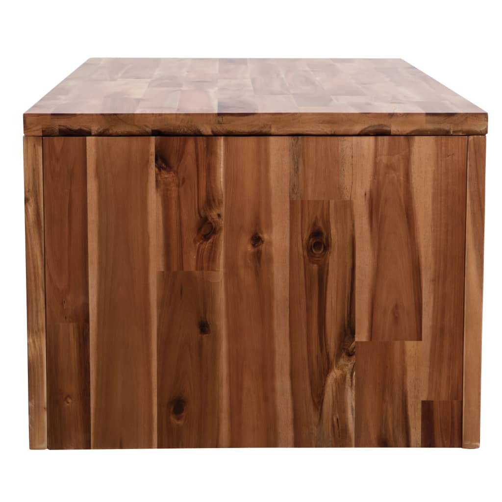 Salongbord Sofabord Tre heltre akasie 90x50x37,5 cm