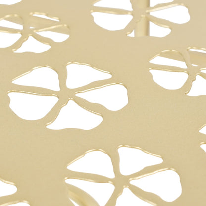 Sidebord DIV. gammeldags stil halvrund metall 72x36x74 cm gull