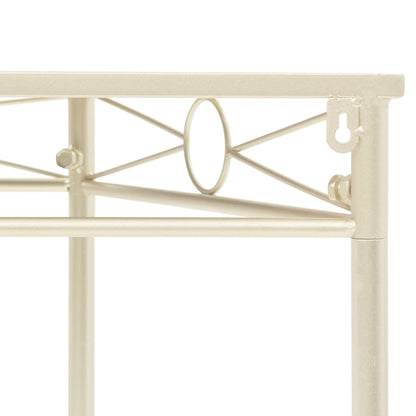 Sidebord DIV. vintagestil metall 87x34x73 cm gull