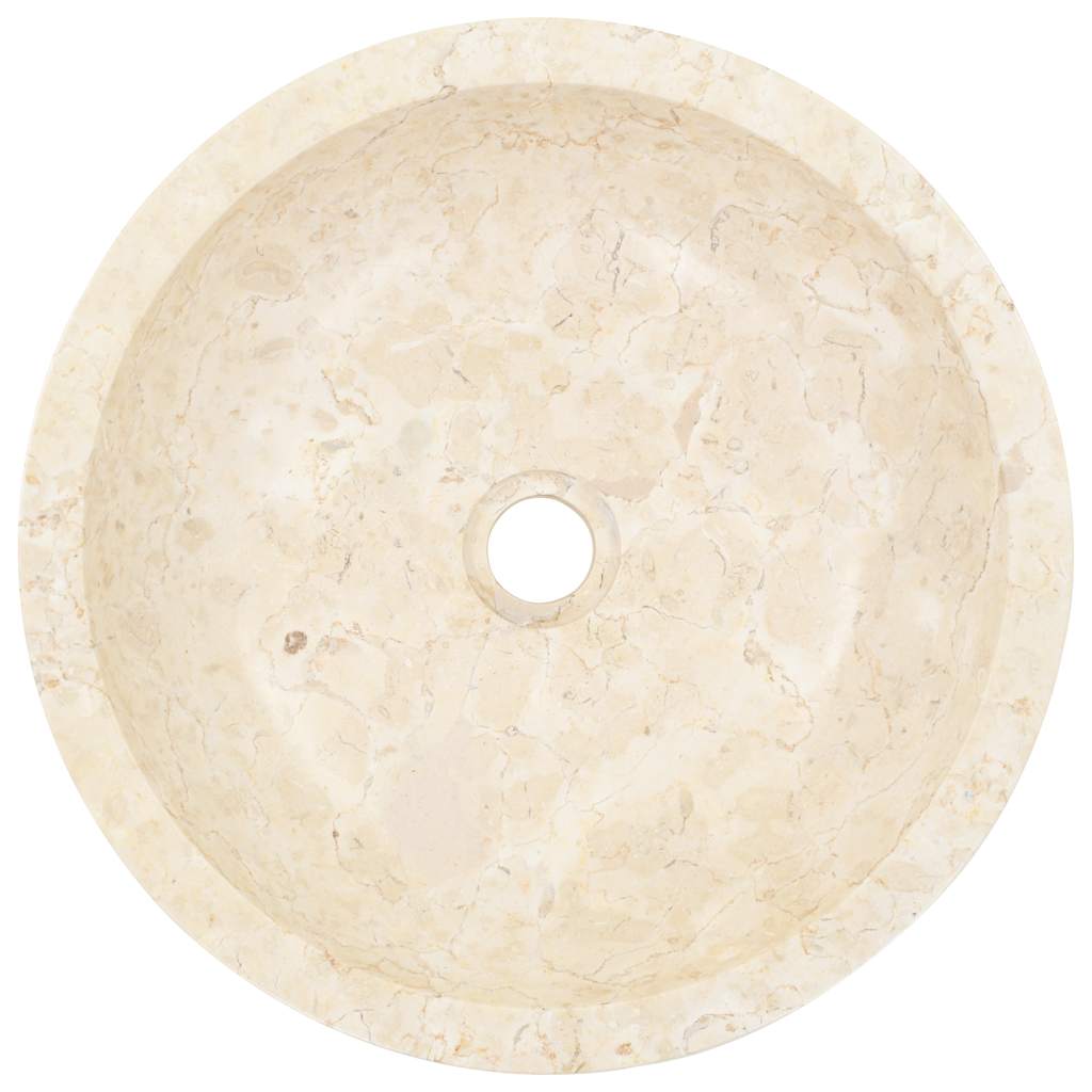 Baderomsvask 40x12 cm marmor krem