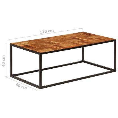 Salongbord Sofabord Tre heltre akasie 110x60x40 cm
