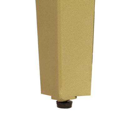 Avlastningsbord Konsollbord Tre heltre mango Grå med messing 110x35x76 cm