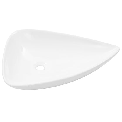 Baderomservant keramisk triangulær Hvit 645x455x115 mm
