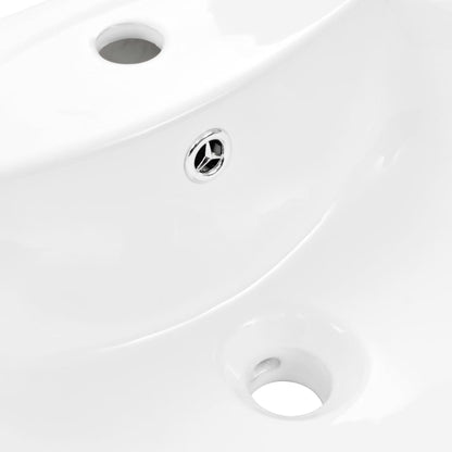Baderomsvask frittstående sokkel keramisk Hvit 520x440x190 mm