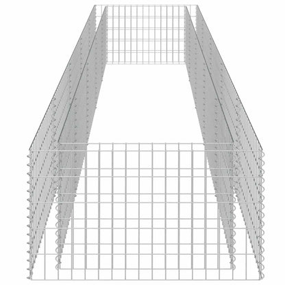 Gabion høybed galvanisert stål 450x90x50 cm