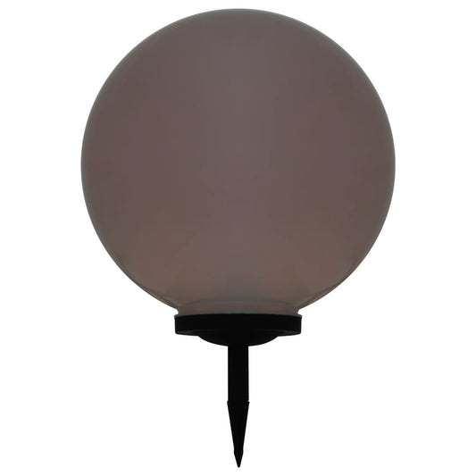 Hagebelysning Mark Solcelle Utendørs sollampe LED kuleformet 50 cm RGB