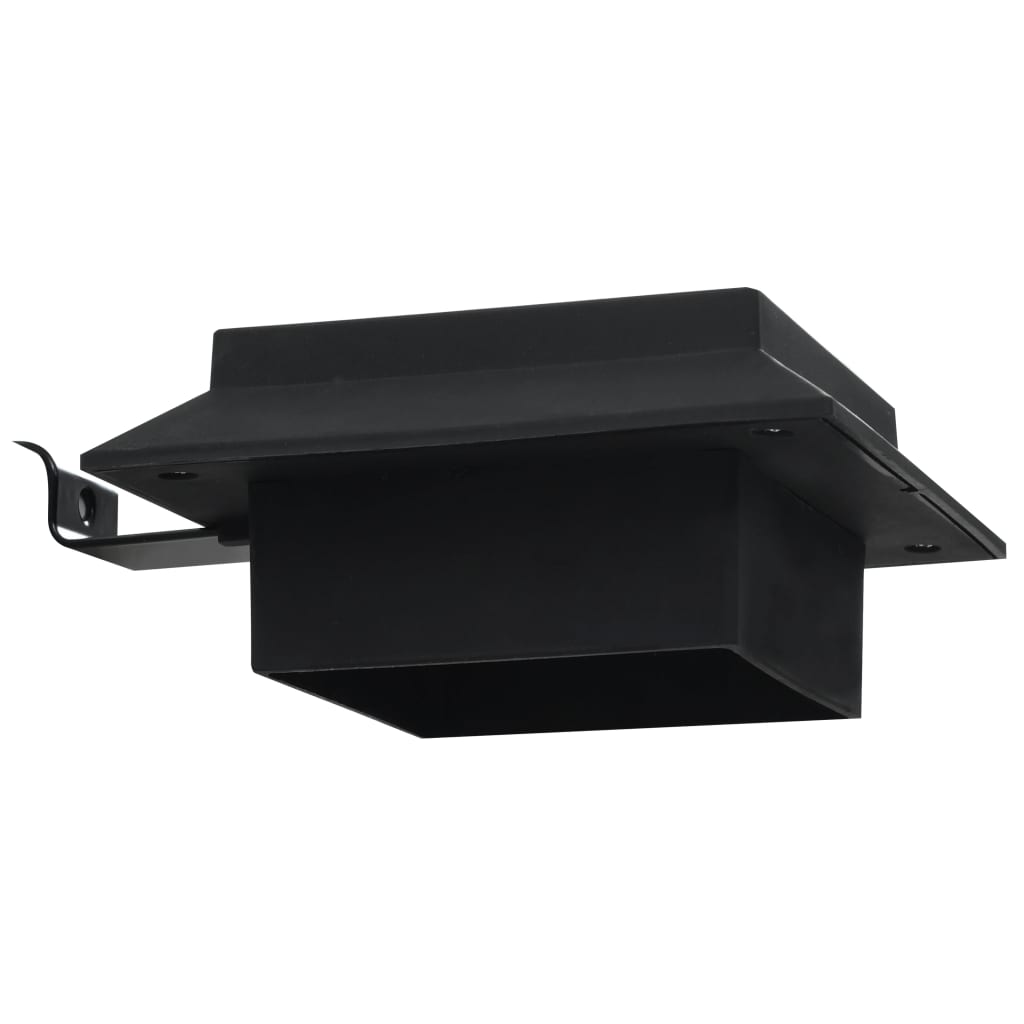 Hagebelysning Div. Utendørs sollampe 6 stk LED firkantet 12 cm svart