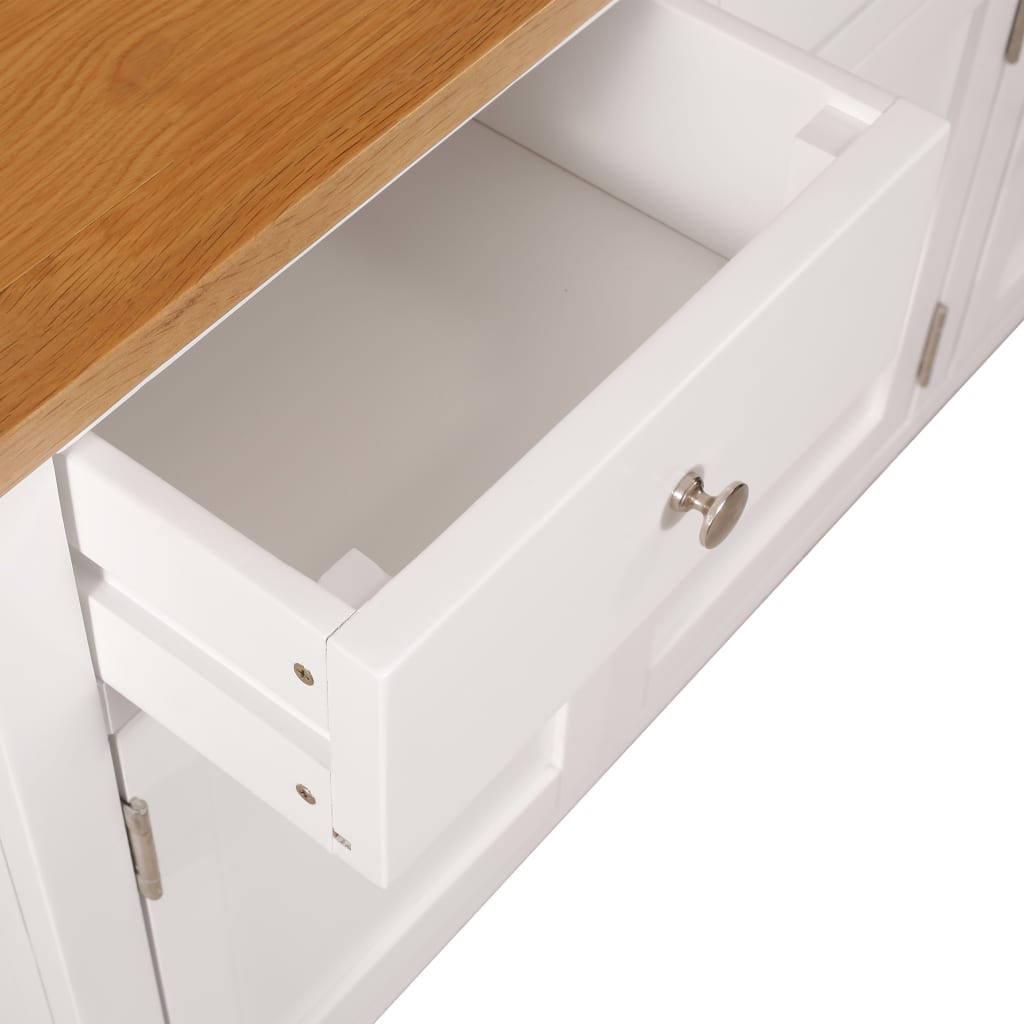 Skjenk Tre 110x33,5x70 cm heltre eik