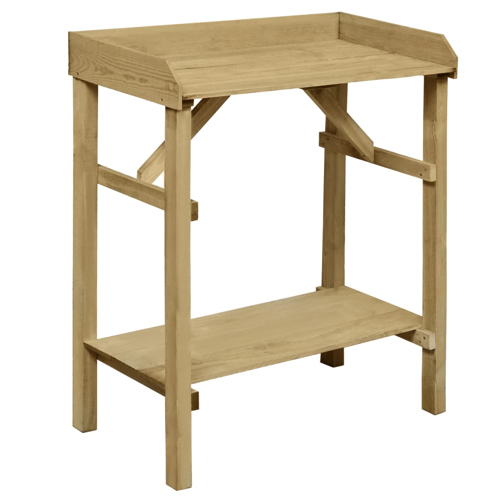 Bord for plantekasse impregnert furu 75x40x90 cm