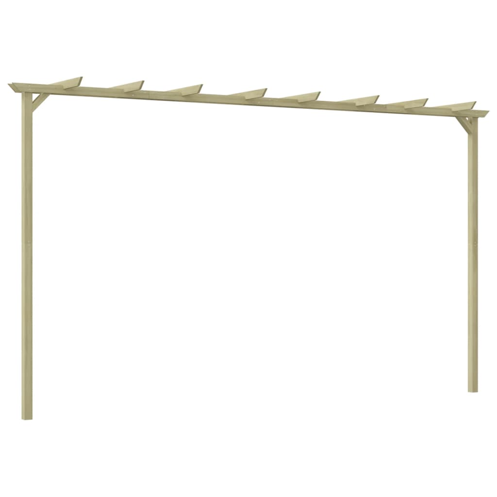 Hagepergola impregnert furu 360x200x60 cm
