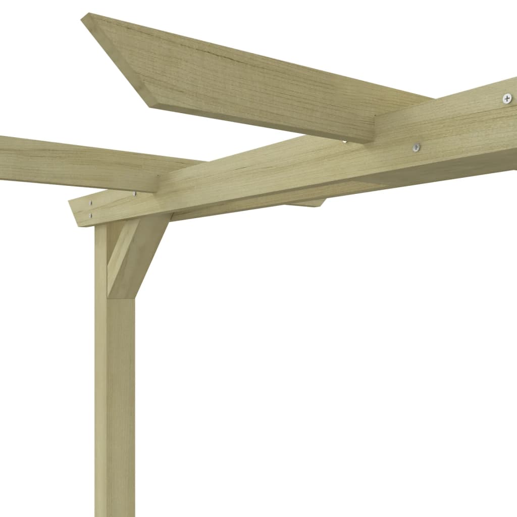 Hagepergola impregnert furu 360x200x60 cm