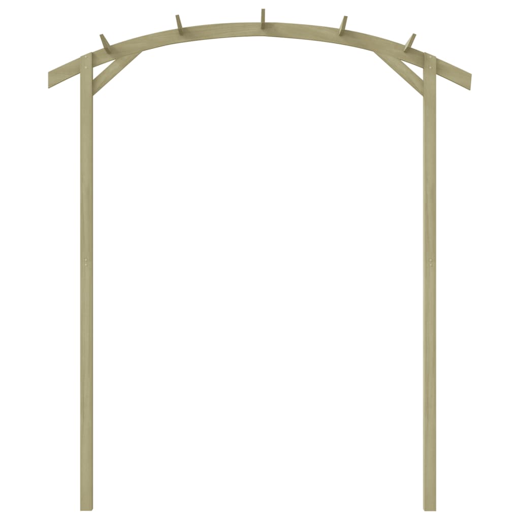 Hagepergola impregnert furu 180x210x40 cm