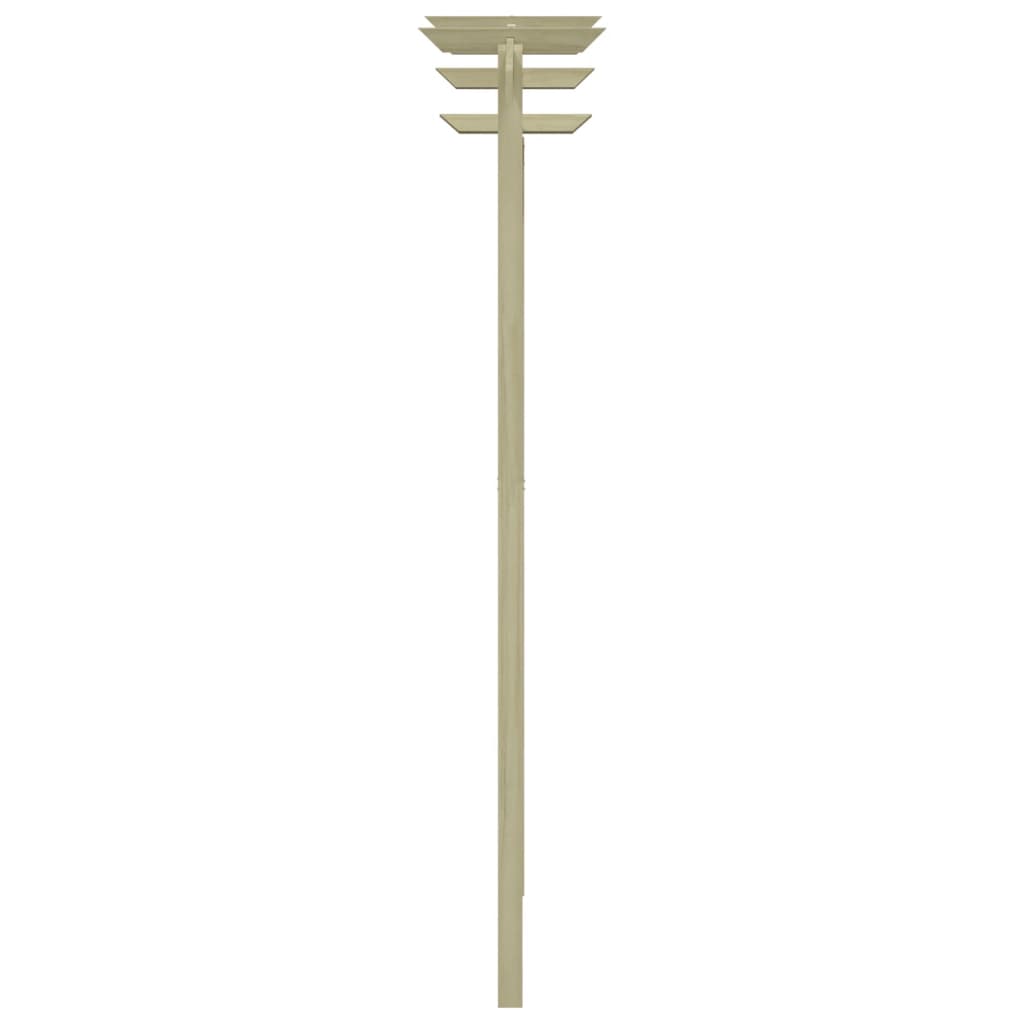 Hagepergola impregnert furu 180x210x40 cm