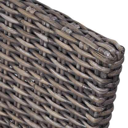 Spisestoler 6 stk brun kuburotting og mangotre